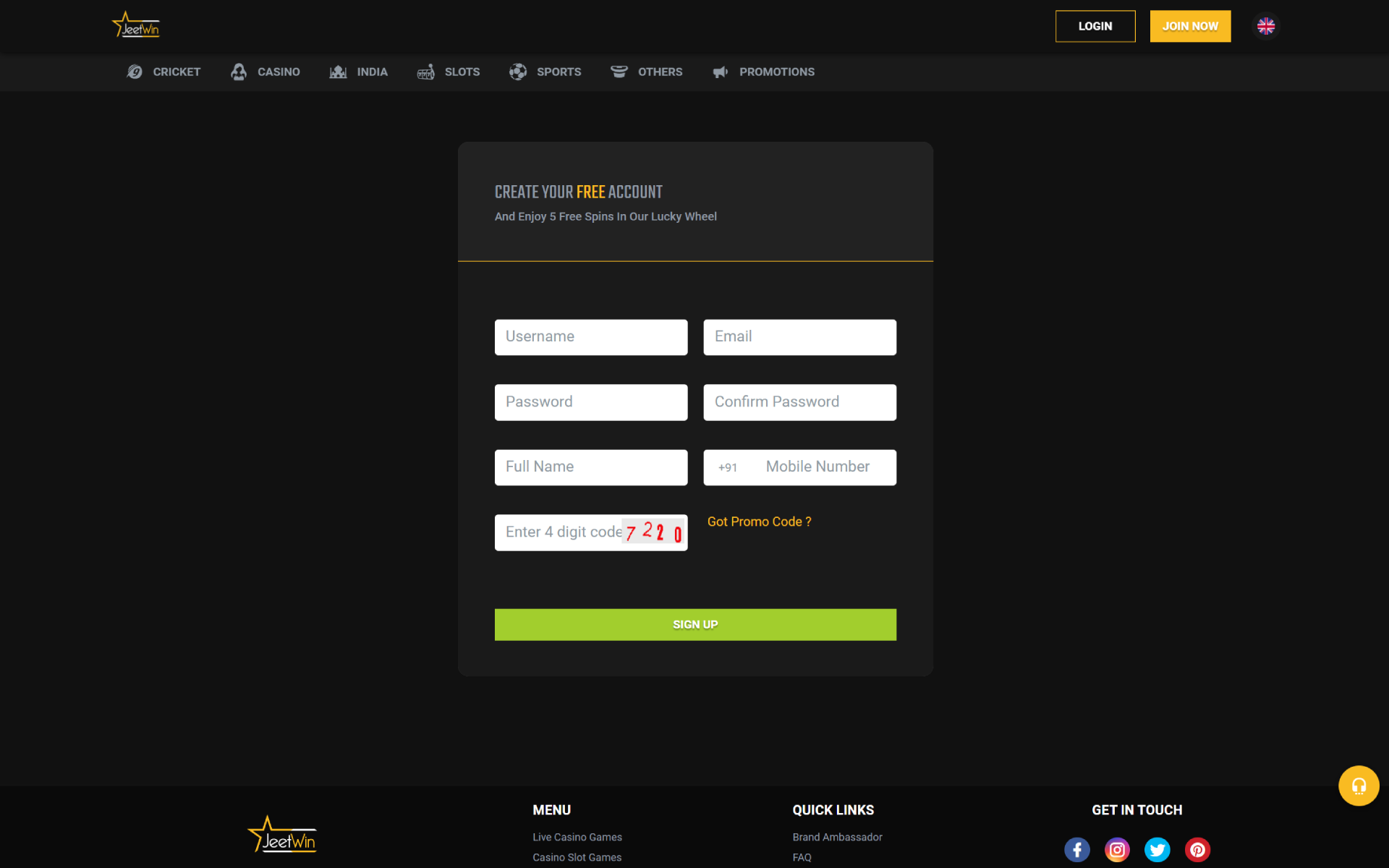 Step-by-Step Guide to Jeetwin Sign Up